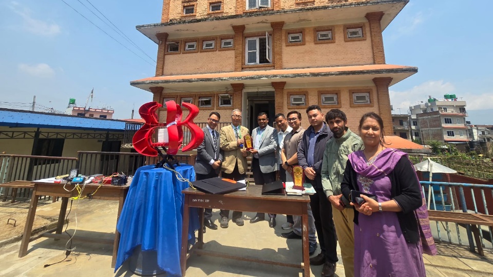 नेकमा प्रोटोटाइप सौर्य–वायु हाइब्रिड ऊर्जा टर्बाइन जडान