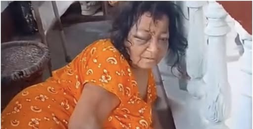 झापामा आफ्नै छोराबाट वृद्ध आमामाथि कुटपिट