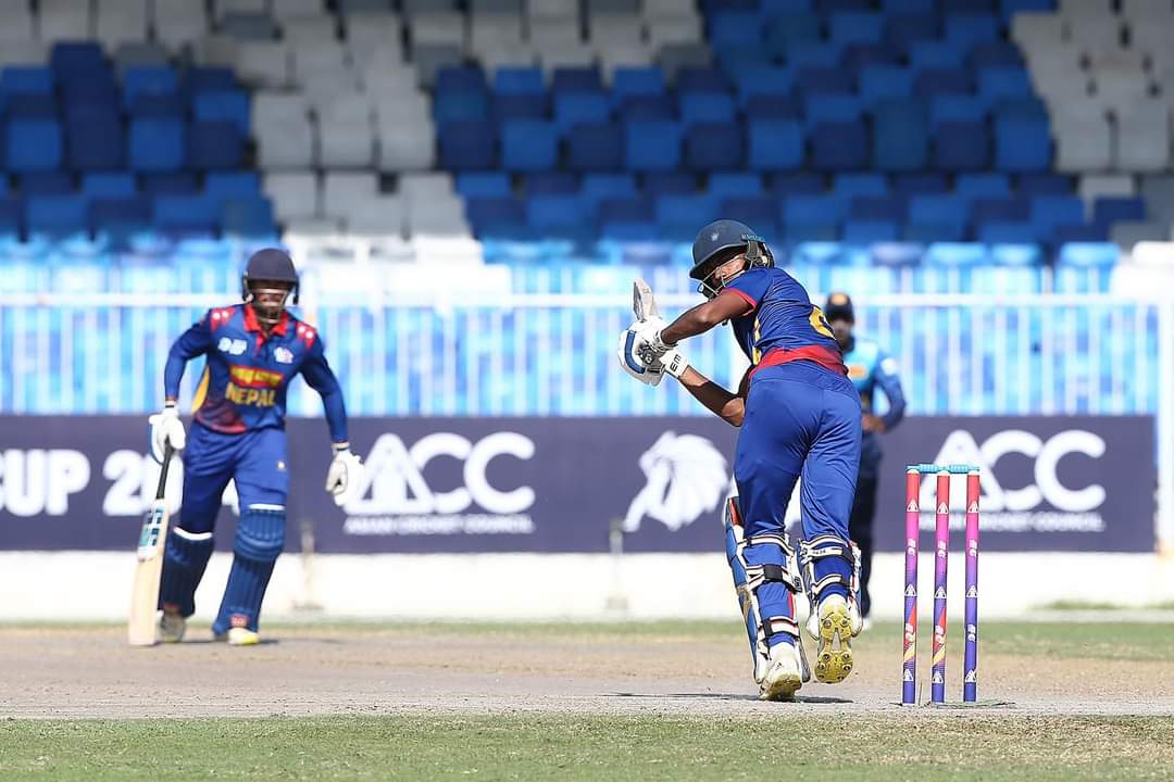 यू- १९ एसिया कपः नेपाल श्रीलङ्कासँग ५५ रनले पराजित