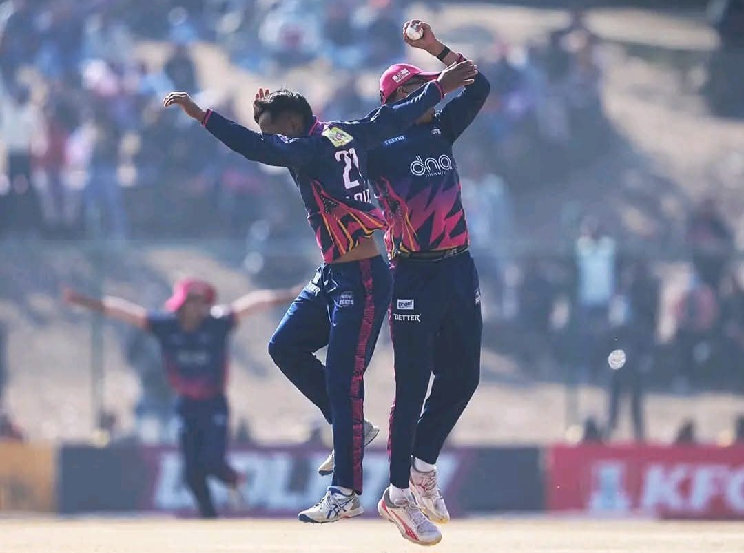 कर्णालीविरुद्ध जनकपुर २ विकेटले विजयी, उपाधिका लागि सुदूरपश्चिम र जनकपुर भिड्ने