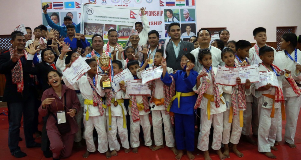 नेकोस अन्तर्राष्ट्रिय जुडोमा पाम लगातार सातौंपटक च्याम्पियन