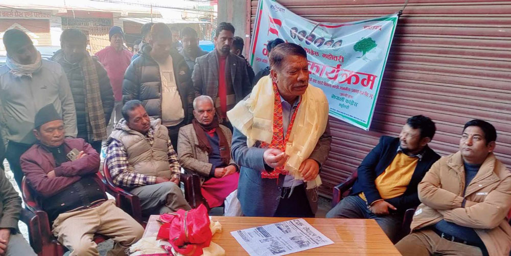 नेपाली कांग्रेसले आउने चुनाव एक्लै लड्छ : प्रकाशमान सिंह