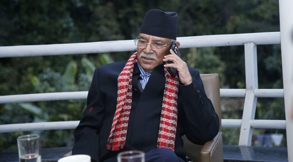 बाढीपहिरोबाट क्षतिग्रस्त सडक तत्काल मर्मत गर्न सरकारलाई प्रचण्डको आग्रह