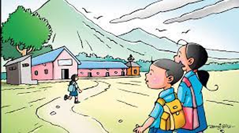 सडकमा शिक्षक, सुनसान विद्यालय, अभिभावकहरु तनावमा