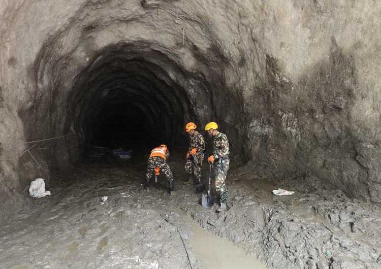 भोटेकोसी जलविद्युत आयोजनाको सुरुङमा एक जनाको शव फेला
