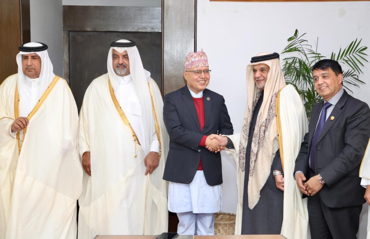 नेपाल–कतार द्विपक्षीय लगानी र निजी क्षेत्रबीचको सहकार्यबारे छलफल