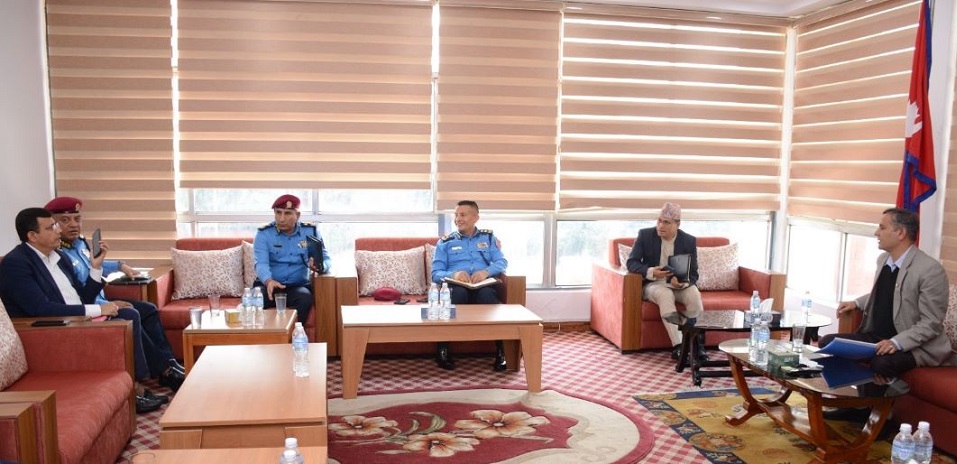 सिंहदरबार सुरक्षा प्रवन्धबारे गृहमन्त्रालयमा बैठक
