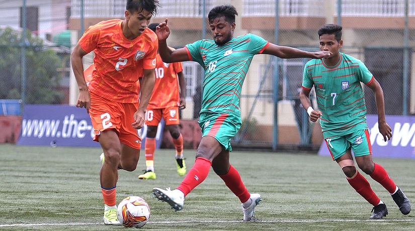 साफ यु–२० च्याम्पियनसिप : डिफेन्डिङ च्याम्पियन भारतलाई हराउँदै बंगलदेश फाइनलमा