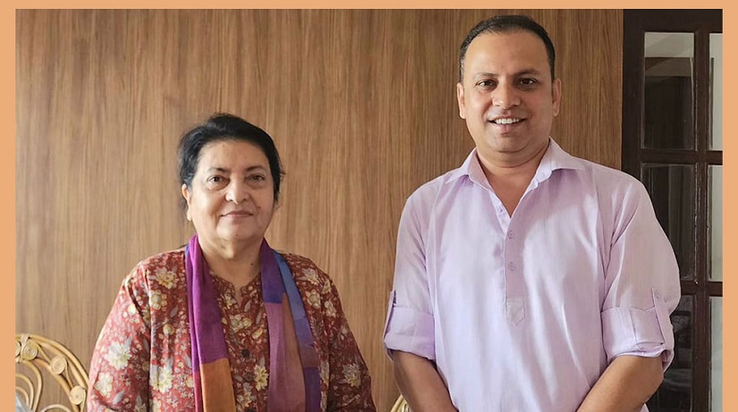 महाधिवेशनसम्म पर्खन्छु, त्यसपछि निर्णय लिन्छु : पूर्वराष्ट्रपति भण्डारी