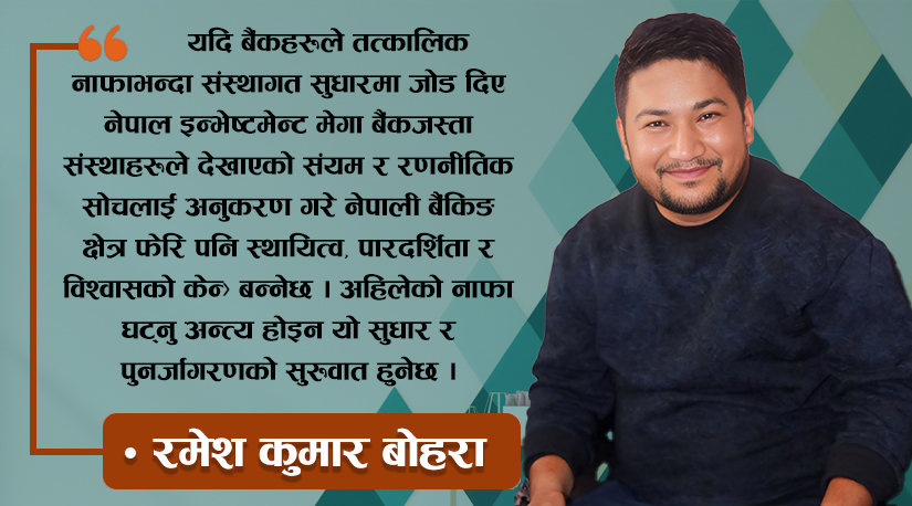 बैंकिङ नाफा संकटको भित्री कथा:  तरलता, लगानी र नीतिगत असन्तुलनको प्रभाव