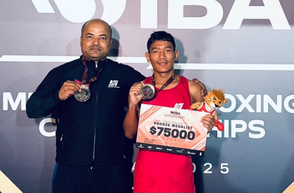 आइबिए पुरुष विश्व बक्सिङ प्रतियोगितामा बक्सर चन्द्रलाई काँस्य