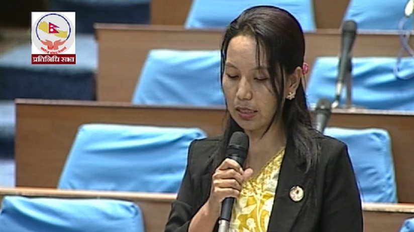 सांसद ल्हामु बोल्दाबोल्दै सभामुखले काटे माइकको लाइन