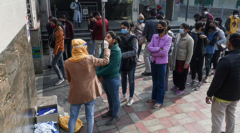 भारतमा कोरोना संक्रमण तीव्र, एकैदिन ५ हजार बढिमा कोरोना पुष्टि