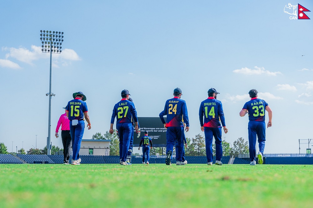 आइसिसी विश्वकप क्रिकेट लिग–२ सिरिज : नेपाल अमेरिकासँग ३७ रनले पराजित