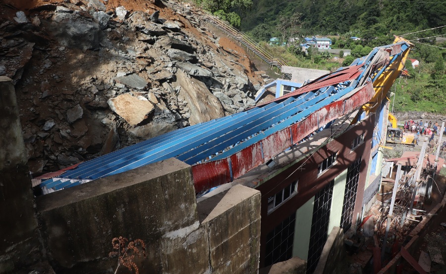 बाढी, पहिरोका कारण म्याग्दीका निर्माणाधिन जलविद्युत् आयोजना प्रभावित
