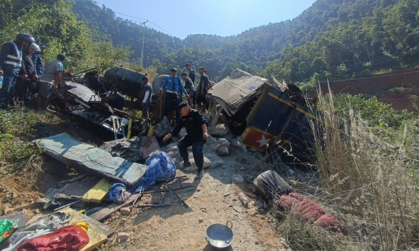जिप दुर्घटना हुँदा एकको मृत्यु, ६ जना घाइते