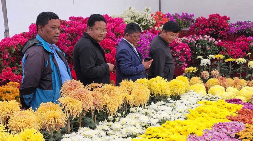 जावलाखेलमा जारी पुष्प मेलमा तीन दिनमा ९० लाखको कारोबार
