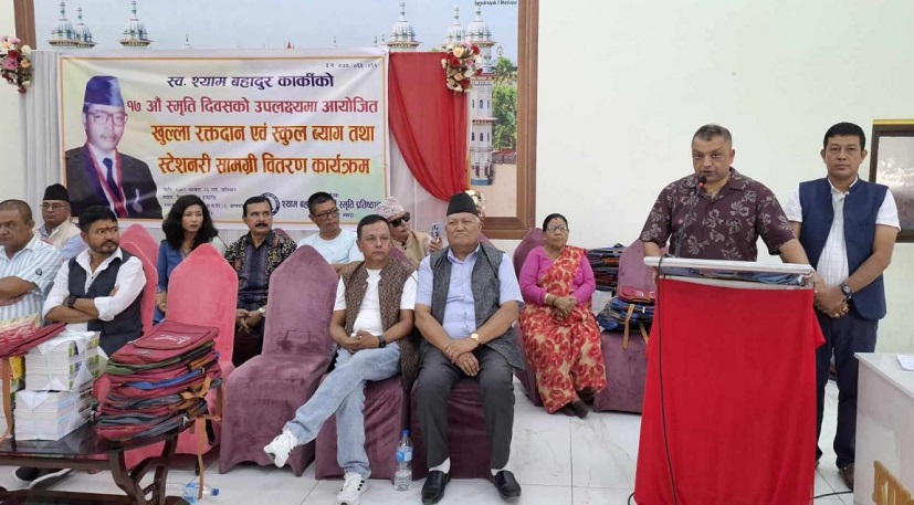 सहिद परिवार र प्रजातन्त्र सेनानीका लागि कांग्रेसले १० करोडको अक्षय कोष स्थापना गर्ने : गगन थापा