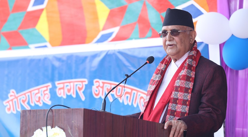 मुलुकलाई रचनात्मक कामबाट विकसित गराउने अभियानमा सरकार छ : प्रधानमन्त्री