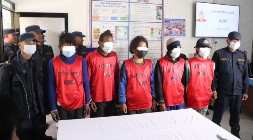 गोंगबु लुटपाटमा संलग्न ६ जना पक्राउ