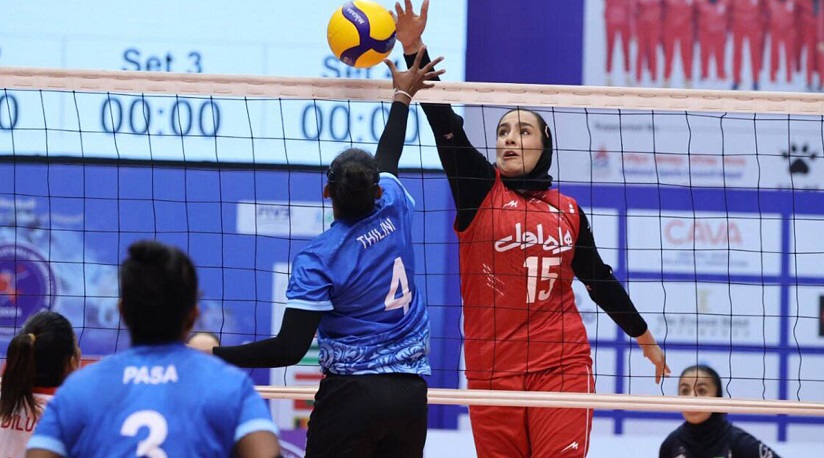 काभा महिला भलिबलमा इरान तेस्रो