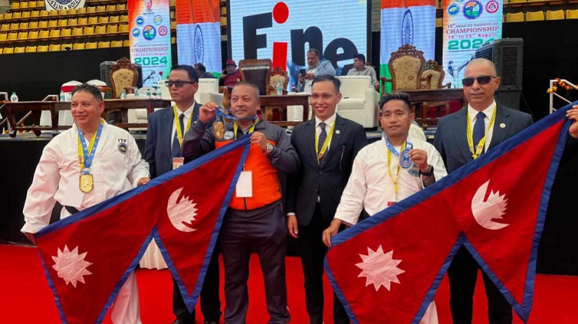 आईटीएफ तेक्वान्दोका स्वर्णपदक विजयी सम्मानित