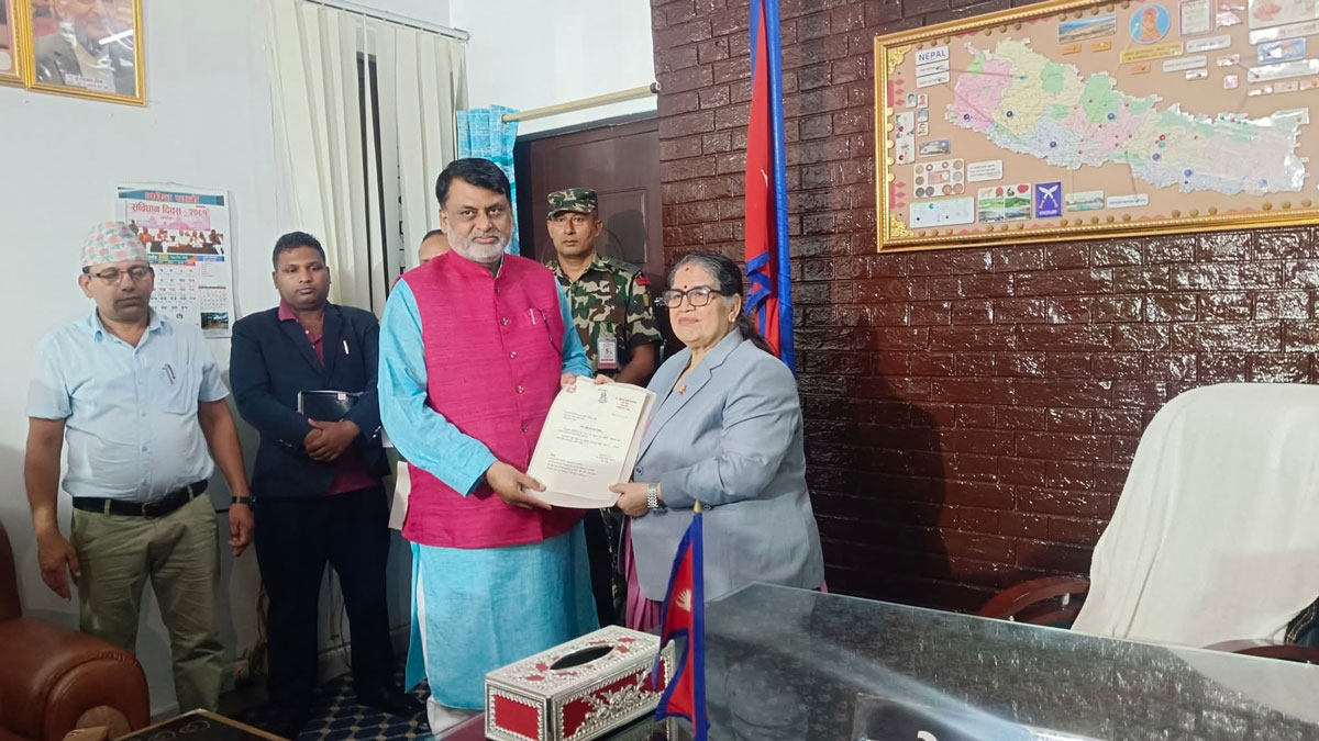 मधेसको मुख्यमन्त्रीमा सोनल नियुक्त