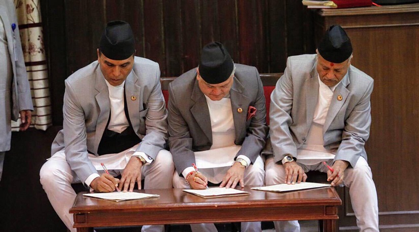 प्रधानमन्त्री देउवाले आफ्नै रेकर्ड तोड्दै बनाए जम्बो मन्त्रिपरिषद्