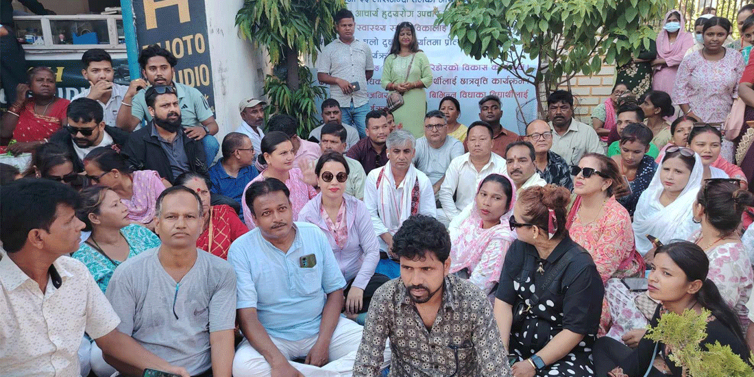 पुर्व मुख्यमन्त्री कार्की पुनः अनसनमा