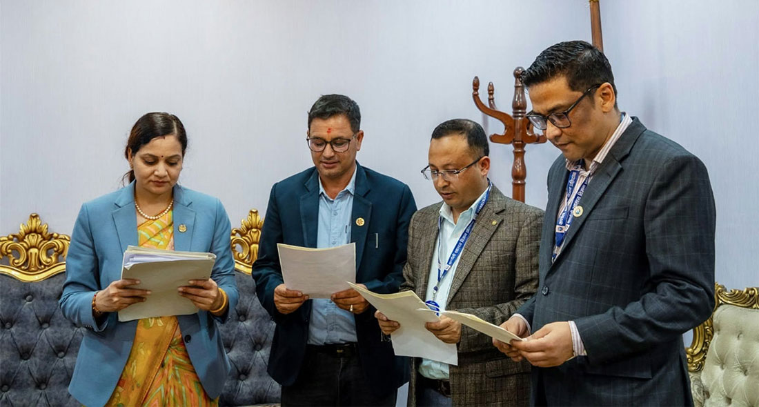 कर्णाली र चिकित्सा विज्ञान राष्ट्रिय प्रतिष्ठानमा सात पदाधिकारी नियुक्त