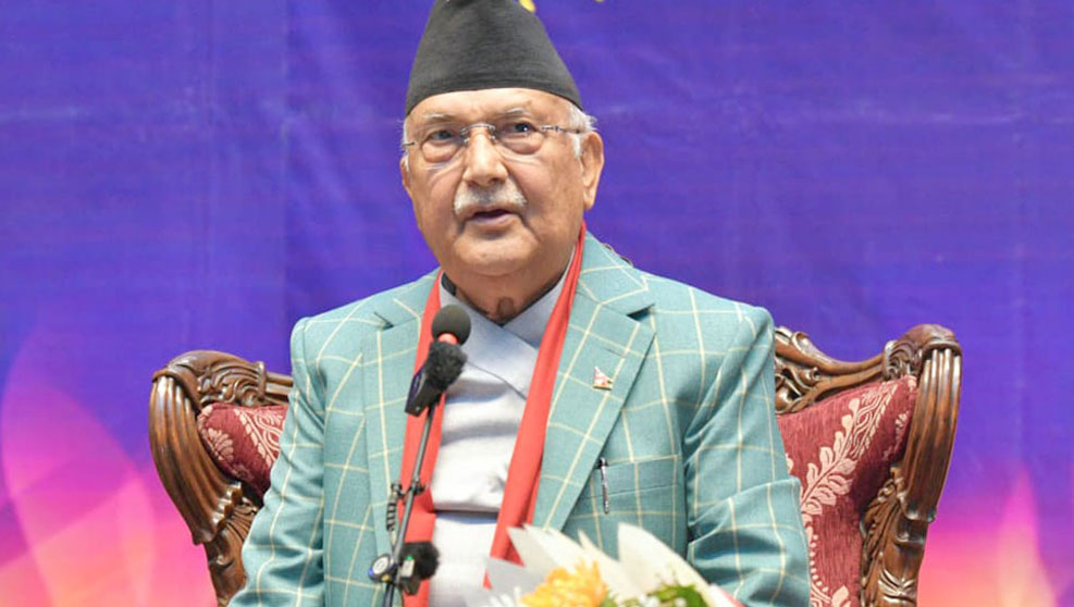 बाख्रा र कुखुराले मोर्चाबन्दी गरेर बाघको सामना गर्न सक्दैन : ओली