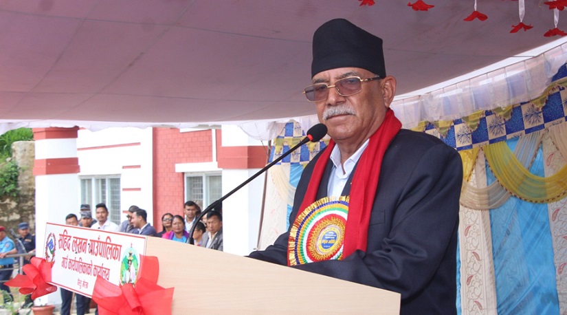 बुढीगण्डकी आयोजना अगाडि बढाउन राजनीतिक समझदारी आवश्यक : प्रचण्ड