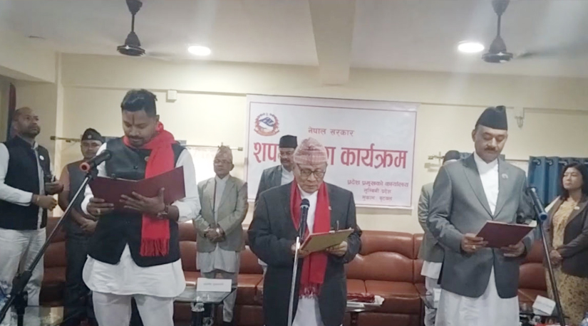 लुम्बिनी प्रदेशमा मन्त्रिपरिषद् पुनर्गठन