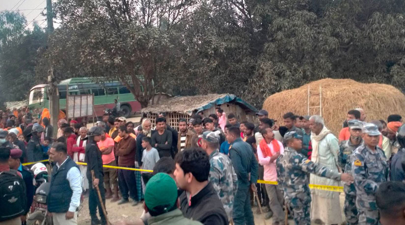 प्रहरी चौकी परिसरमा वृद्धको हत्यापछी प्रहरी सहायक निरीक्षक जिल्लामा