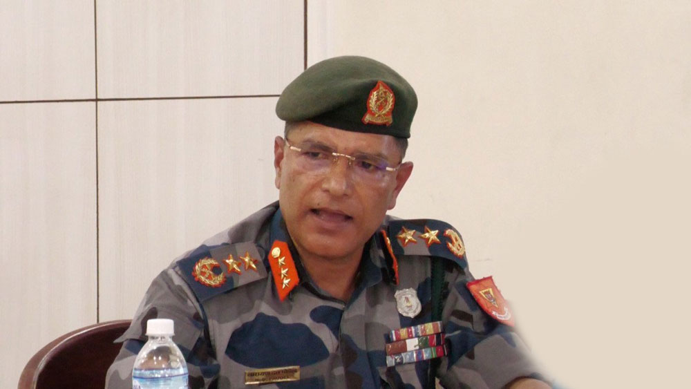 सीमा अपराध नियन्त्रणमा निर्मम हुन सशस्त्र प्रहरी महानिरीक्षक पौडेलको निर्देशन