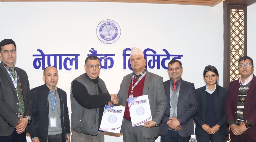 नेपाल बैंक र बुद्ध एयरबीच सम्झौता