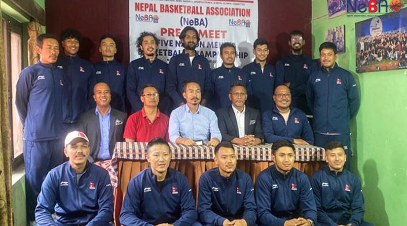 फाइभ नेसन्स बास्केटबल च्याम्पियनसिपमा नेपालले सहभागिता जनाउने