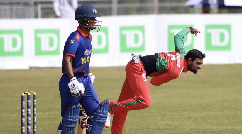 आईसीसी विश्वकप लिग–२ : नेपाल ओमनसँग एक विकेटले पराजित