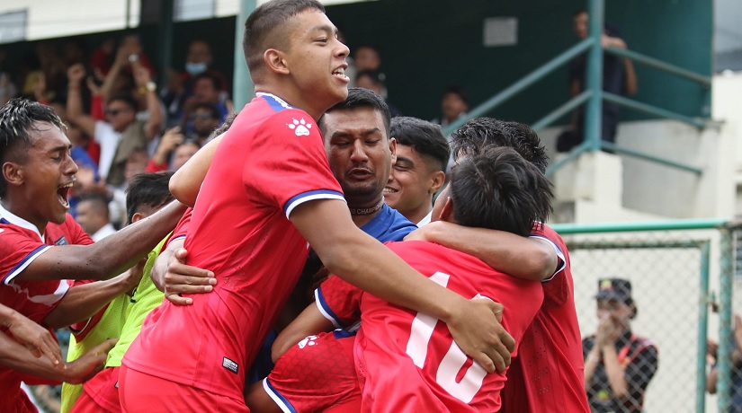 पेनाल्टी सुटआउटमा भुटानलाई हराउँदै नेपाल फाइनलमा