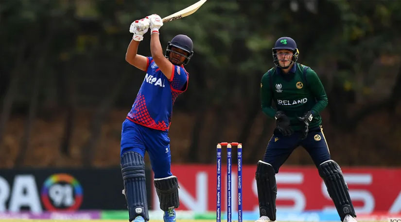 आईसीसी विश्वकप छनौट : आयरल्यान्डसँग नेपाल दुई विकेटले पराजित
