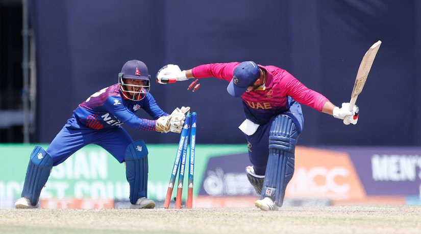 एसिसी इमर्जिङ टिम्स एसिया कप : नेपाल युएईविरुद्ध तीन विकेटले विजयी