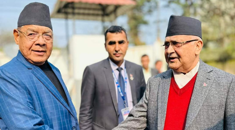 नेम्वाङलाई भोट हाल्न वामदेवलाई ओलीको आग्रह