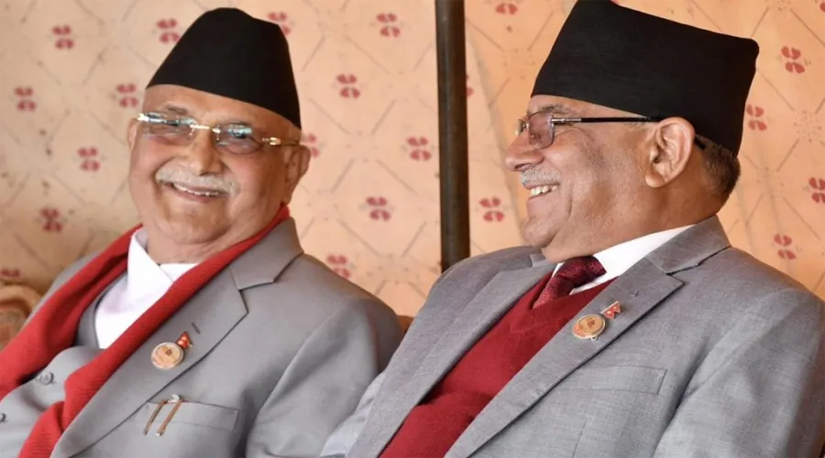 ओली–दाहालबीच भेटवार्ता