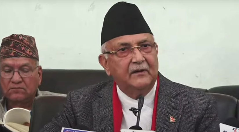 क्यान्टोनमेन्टको भ्रष्टाचार छानबिन गर्न खुट्टा नकमाउन अख्तियारलाई ओलीको आग्रह