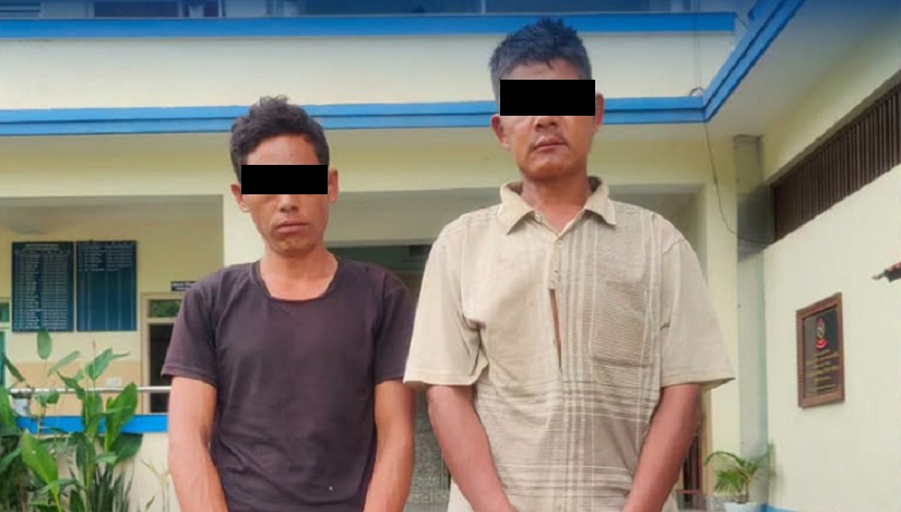 २० केजी चरेससहित दुईजना पक्राउ