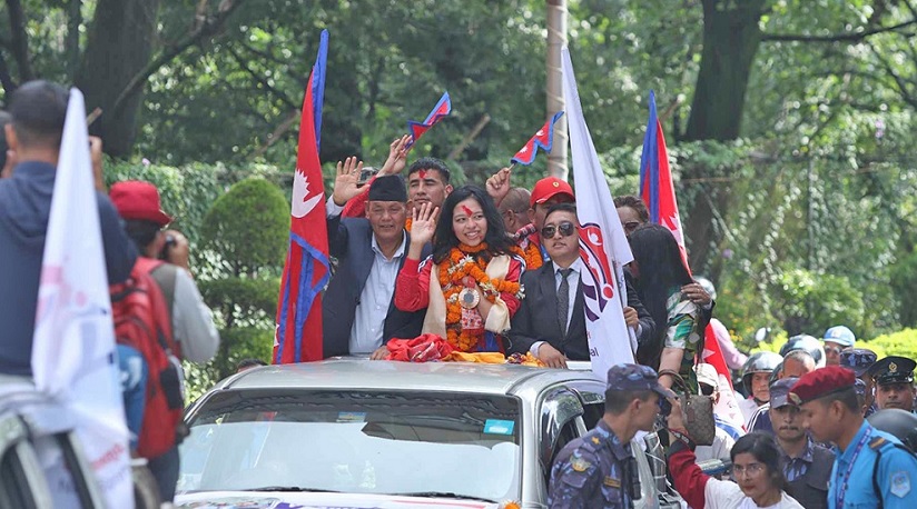 सरकारले पलेशालाई ६५ लाख पुरस्कार दिने