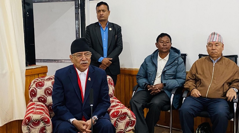 पूर्वाधार निर्माणमा माओवादीको उच्च प्राथमिकता छ : प्रचण्ड