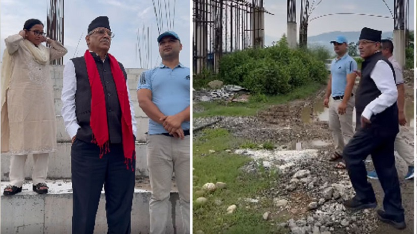 गौतमबुद्ध अन्तर्राष्ट्रिय क्रिकेट रङ्गशालाको निर्माण समयमै सम्पन्न गर्न प्रचण्डको निर्देशन