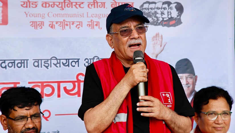 भ्रष्टाचारविरुद्ध सडक संघर्ष गर्ने प्रचण्डको चेतावनी