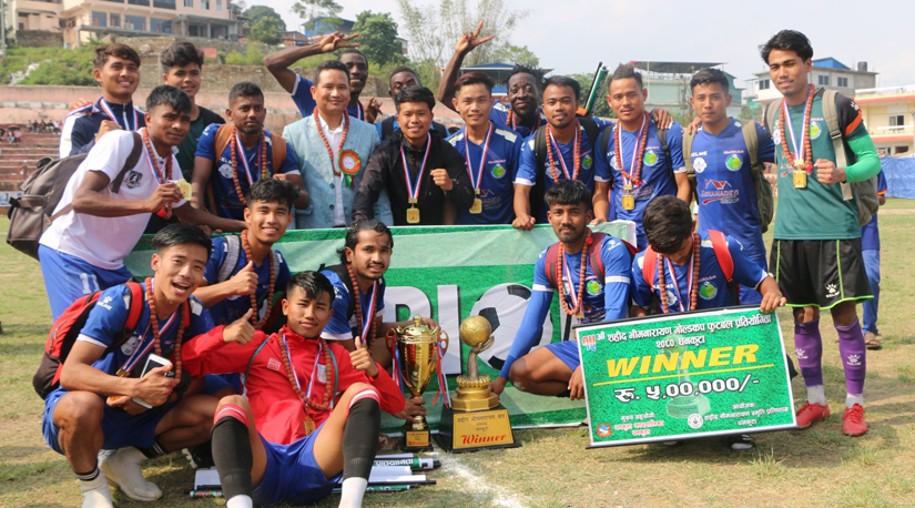१५ औं सहिद भीमनारायण गोल्डकपको उपाधि प्लानिङ ब्वाइजलाई